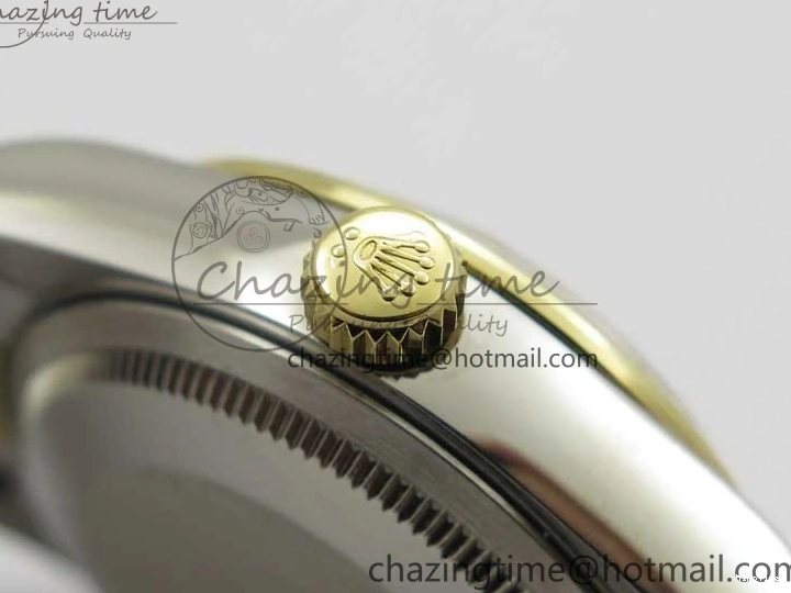 MiroTime 0203 WaterResistant Datejust 31mm 278273 SS YG BP Maker Best Edition Black Sticks Markers Dial on SS YG Oyster Bracelet 2718